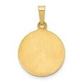 thumbnail image 3 of 14K Yellow Gold Charm Pendant 18 mm 15 Polished And Satin St. Peregrine Medal, 3 of 3