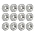 thumbnail image 1 of Unique Bargains 12pcs M10 x 1.5mm Pitch Metric Thread 201 Stainless Steel Left Hand Hex Nuts, 1 of 3
