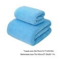 thumbnail image 4 of Xuniizn Bath Towel and Wash Cloths Set: 1xHand Towel, 1xBath Towel, polyester, Highly Absorbent & Fade Resistant, 4 of 9