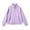 C445 Purple, variant on CONZONE Little Girls Sweatshirt Long Sleeve Zipper Hooded Sweatshirts for Girls Solid Color Soft Fall Winter Hoodies With Pocket Size 5-6 Years