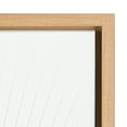 thumbnail image 3 of Kate and Laurel Sylvie Sun Rays Framed Canvas Wall Art by Rocket Jack, 18x24 Natural, Chic Minimalist Sunset Art for Wall, 3 of 8