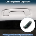 thumbnail image 3 of Estuche de gafas de sol para coche Unique Bargains para Peugeot 308 2014-2024, soporte para gafas, caja de almacenamiento, plástico ABS, gris, 1 juego, 3 of 7