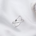 thumbnail image 4 of Silver Cross Design Rings Simple Open Ring Fashion Finger Ring Delicate Finger Jewelry for Woman Girl, 4 of 7