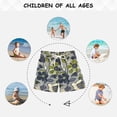 thumbnail image 6 of FORMRS Boys Swim Trunks Quick Dry Mesh Liner Boardshorts Sizes XS-XL, Green Floral, 6 of 7