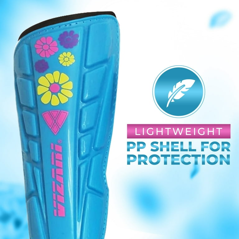 Vizari Blossom Soccer Shin Guards for Kids, Youth, and