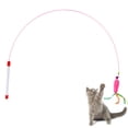 thumbnail image 4 of 2PCS Cat Teaser Steel Wire Bell Plush Fish Cat Wand Toy Cat Interactive Toy, 4 of 10