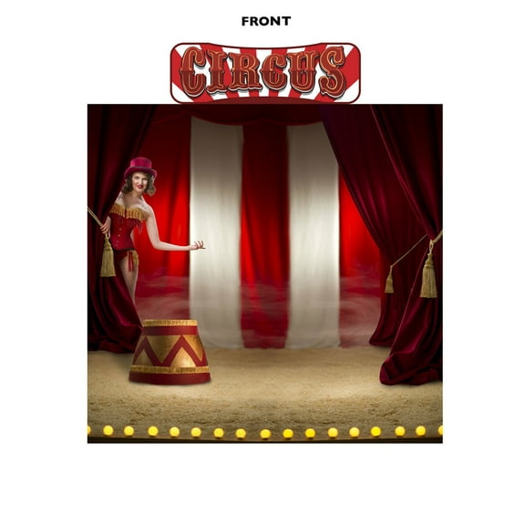 Circus Backdrop with Header