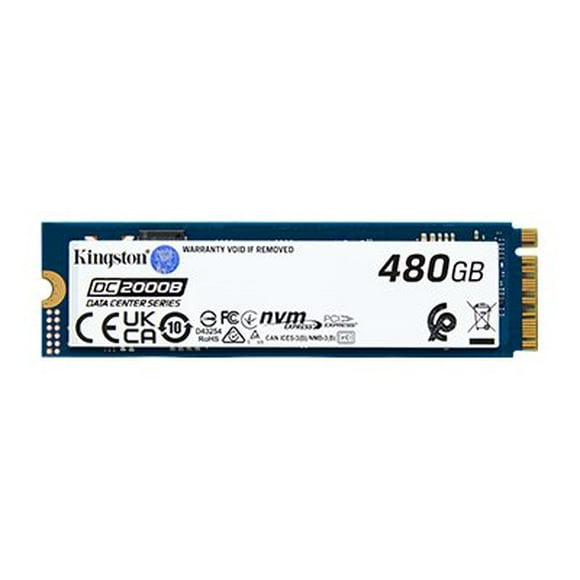 Kingston Centre de Données DC2000B - SSD - Entreprise - 480 Go - PCIe 4.0 x4 (NVMe)