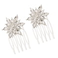 thumbnail image 1 of simhoa Bridal Hair Comb Wedding Bride Hair Combes With Crystal Flower, 1 of 8