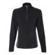 thumbnail image 1 of DRI Duck 9346 Pulse Quarter Zip Chaqueta para mujer, negro, grande Pato DRI 9346, 1 of 1