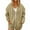 Khaki, variant on LIaqionyy Hoodies for Women Zip Up Casual Long Sleeve Drawstring Sweatshirts with Pockets Trendy Fall Winter Outfits