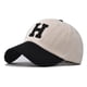 thumbnail image 1 of Gorra de béisbol de algodón bordada con letra H para adultos, 1 of 2
