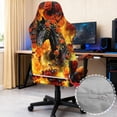 thumbnail image 6 of Whosucclay Horse Rose Fire Print Stretch Gaming Chair Cover, Soft and Comfortable Rotating Desk Chair Protector, Dust Protection, Modern, for Office Computer Racing Seat, 6 of 8