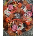 thumbnail image 7 of Euahivb Fall Wreath, Artificial Autumn Maple Leaf Wreath with Pumpkins for Front Door Wall Fireplace Decor, Thanksgiving Decoration, 7 of 7
