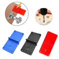 thumbnail image 1 of 35/40mm Hinge Hole Drilling Guide Locator Hole Opener Template For Door Cabinets Installation Jig Woodworking Positioning Tools, 1 of 5