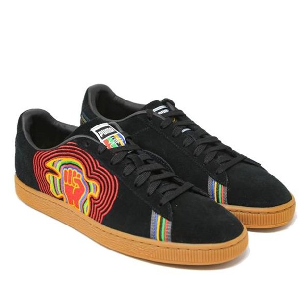 Tenis Puma Suede Power Through Peace Hombre negro 25 Puma 368180