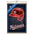 thumbnail image 3 of MLB Washington Nationals - Neon Helmet 23 Wall Poster with Magnetic Frame, 22.375" x 34", 3 of 6
