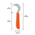 thumbnail image 5 of Zenport K101M Mini Harvest Utility Hook Knife, Grape and Melon, 2.5 Inch Stainless Steel Blade, Orange - 24 Pack, 5 of 5
