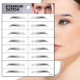 thumbnail image 1 of Tatuajes de cejas a prueba de agua, pegatinas de transferencia de agua de larga duración, maquillaje, moldeador de cejas para el cuidado, 1 of 3
