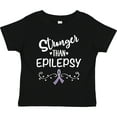 thumbnail image 3 of Inktastic Epilepsy Awareness Month Ribbon Girls Toddler T-Shirt, 3 of 5
