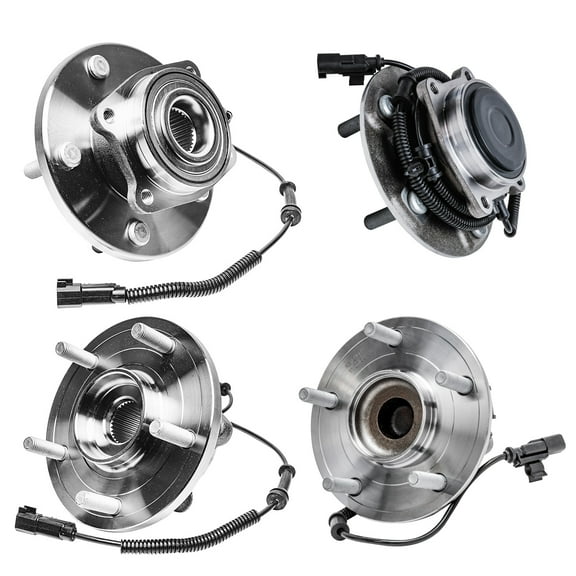 Detroit Axle - Front and Rear Wheel Hub and Bearing Assembly Replacement for Town & Country Dodge Grand Caravan - 4pc Set
