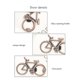 thumbnail image 3 of Abrebotellas de bicicleta de 24 Uds Compatible con regalo de recuerdo de fiesta de boda, abridor de botellas de cerveza de metal, recuerdos de fiesta, 3 of 5