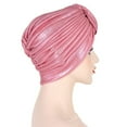 thumbnail image 5 of TRUBKH Satin Head Scarf Headband Caps for Women Hair Bandana Cotton Headbands for Women Hair Bandanas for Women Hair Towel Wrap for Women Pink One Size, 5 of 6