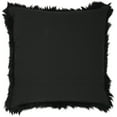 thumbnail image 2 of Nourison Fur Black Decorative Throw Pillow , 1'10"X1'10", 2 of 2