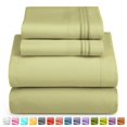 thumbnail image 4 of RV Short Queen Sheet Set, Hotel Luxury 1800 Bedding Sheets & Pillowcases, Extra Soft Cooling Bed Sheets, Wrinkle, Fade, Stain Resistant, 4 Piece, 4 of 7