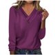 thumbnail image 1 of Camiseta de manga corta con cuello en V para mujer: top con estampado «Love», poliéster, tallas S-XXXL, tallas EE. UU./Reino Unido/UE, informal/para todas las estaciones, 1 of 5