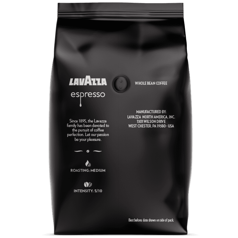 Lavazza Espresso Italiano Whole Bean Coffee Blend, Medium Roast,Premium  Quality Arabic, 2.2 Pound (Pack of 1) (Packaging may vary)
