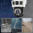 thumbnail image 3 of Fiudx Cámara de Seguridad Solar, Monitoreo Hd de 360 Grados, Solución Impermeable para Exteriores, Sistema de Alimentación Inteligente, Uso Doméstico y Comercial, Vigilancia Durante Todo El Año, Dise, 3 of 6