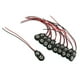 thumbnail image 2 of BRIGHTFUFU 50 piezas I tipo Snap 9V conector de clip de batería con cable (negro), 2 of 3