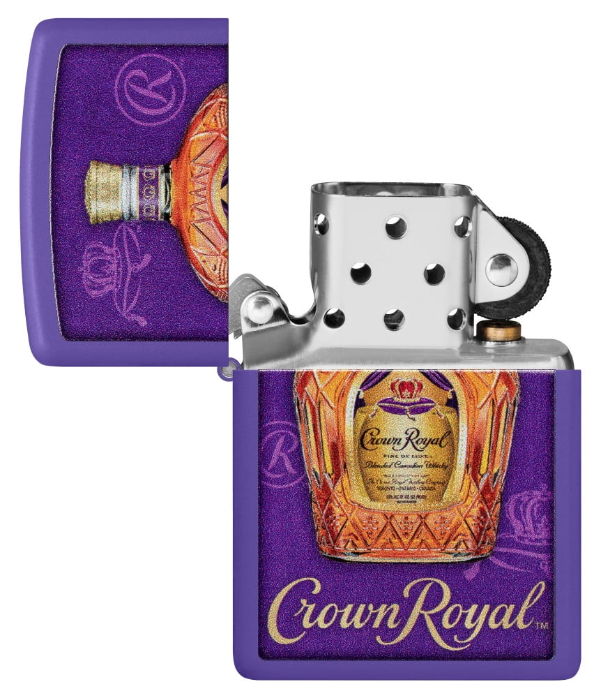 Pro-Cut ZIP-48749 2024 Zippo 237 Crown Royal Lighter, Purple Matte