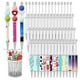 thumbnail image 1 of 60pcs Sublimation Beaded Ballpoint Pens Metallic Black Ink Pens DIY Heat Transfer Ballpoint Pens School Supplies, 1 of 5