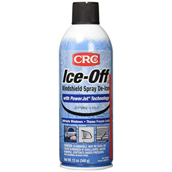 CRC 05346 Ice-Off Windshield Spray De-Icer - 12 Wt Oz. (3-Pack)