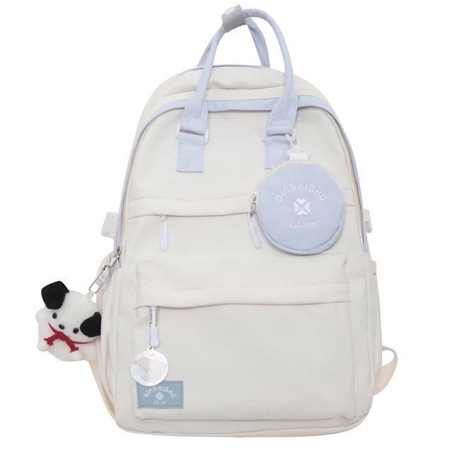 Mochila bonita para mujer, mochilas portátiles para libros escolares con monedero, Bolso para adolescentes