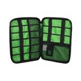 thumbnail image 4 of Travel USB Flash Drive Cable Earphone Organizer Bag Case Digital Storage Pouch-Green, 4 of 5