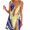Yellow, variant on Aayomet Spring Dress Women's Loose Sleeveless Dress Printed Casual U Neck Sundress Casual Dress,Yellow S