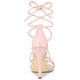 thumbnail image 4 of Sandalias de Tacón de Aguja con Cordones Allegra K Rosa EE. UU. 10, 4 of 7