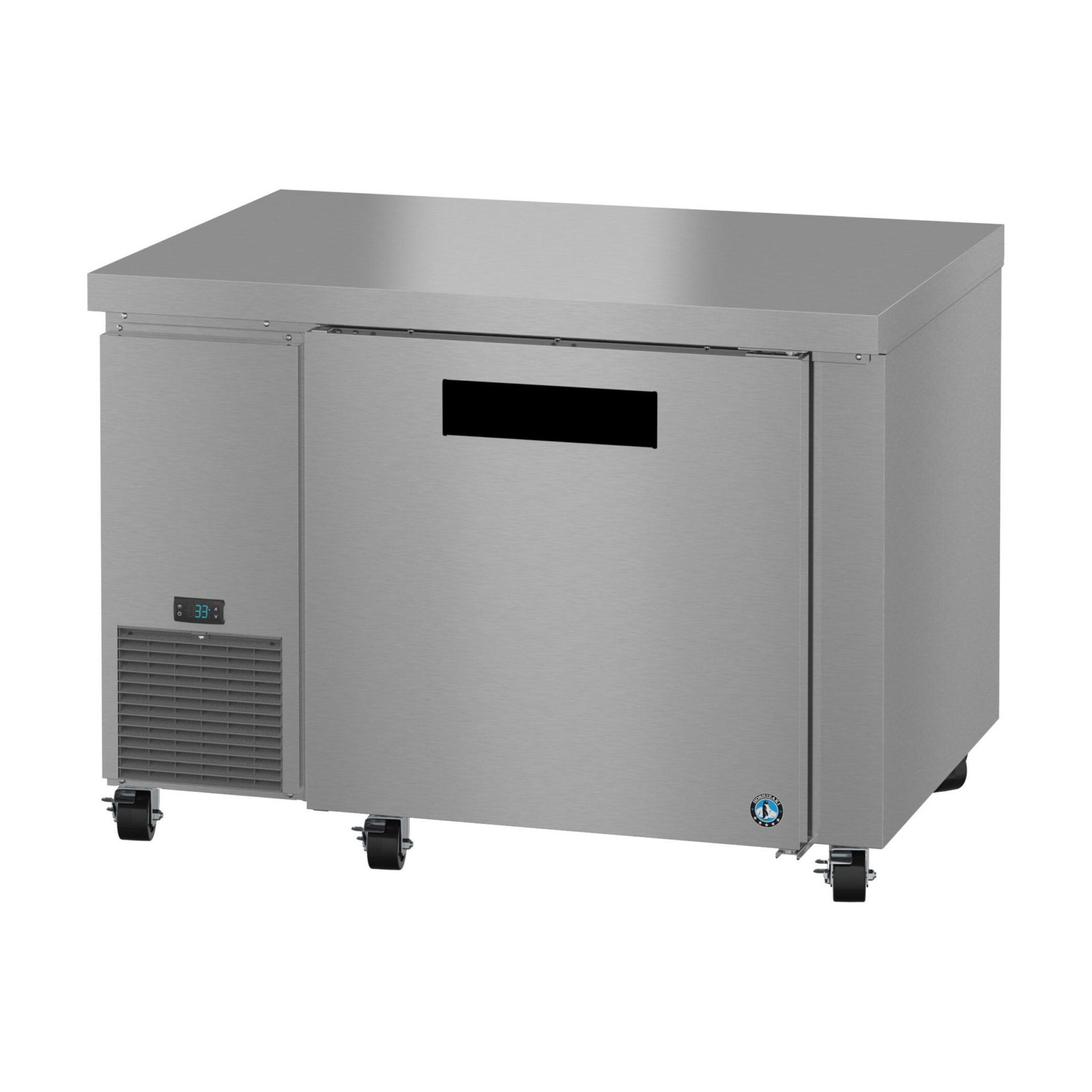Hoshizaki ULR46B Side Mount Refrigerator, Single Section Undercounter, Stainless Door