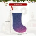 thumbnail image 4 of Salouo Violet Glitter Print Christmas Stockings,Large Xmas Stocking Set of 1 Holiday and Farmhouse Stocking for Christmas Holiday Party Decoration(17.7*11 Inch), 4 of 7