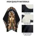 thumbnail image 4 of King Pharaoh Tutankhamun Egypt Tut Egyptian Barber Cape Adjustable Hair Cutting Salon Cape for Unisex, Perfect for Men Women 66”× 55”, 4 of 7