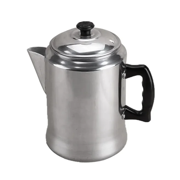 Refurbished Siruishop Stainless Steel Coffee Percolator Pot - 9-10 Cup Camping Coffee Maker