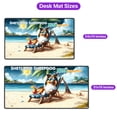 thumbnail image 5 of Shetland Sheepdog Hello Summer Beach Theme with Sunglasses and Tropical Cocktail Desk Mat Full Keyboard Mouse Pad Sheltie Dog Lover Gifts Large Mousepad - 00009, 5 of 5