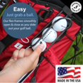 thumbnail image 2 of Soporte para pelotas de golf SnakeBelly Pro Quick-Draw Release negro, 2 of 8