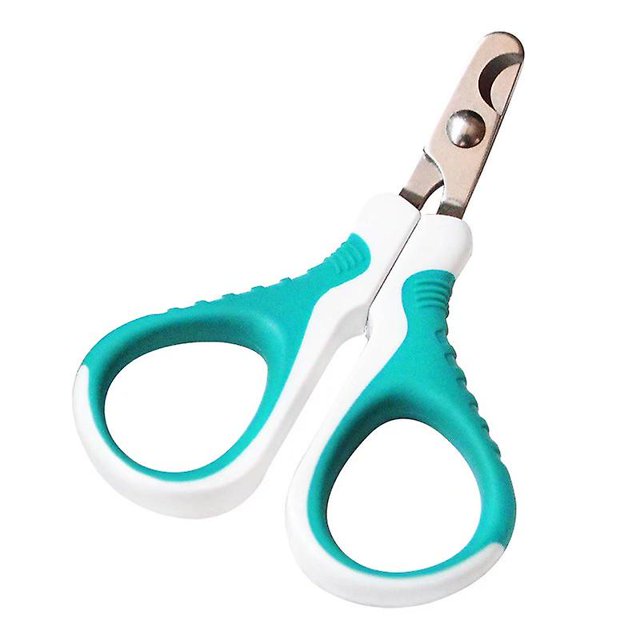 Cortaúñas para mascotas, tijeras de uñas para mascotas de acero inoxidable, tijeras para uñas de gato, cortaúñas azules Sincero Hogar