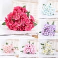 thumbnail image 2 of HEVIRGO 7PCS Artificial Begonia Flower Branch with Stem 5 Fork 35 Head Home Wedding Party Faux Crabapple Flower Floral Arrangement Indoor Outdoor Decoration Photo Props ,Pink Purple, 2 of 8