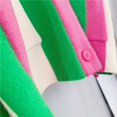 thumbnail image 5 of SRZYMJ Women's Color Block V-Neck Pullover Sweater with Long Sleeves and Button Pocket Detail, 5 of 7
