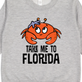 thumbnail image 3 of Inktastic Florida Vacation Cute Beach Crab Toddler Sweatshirt, 3 of 4